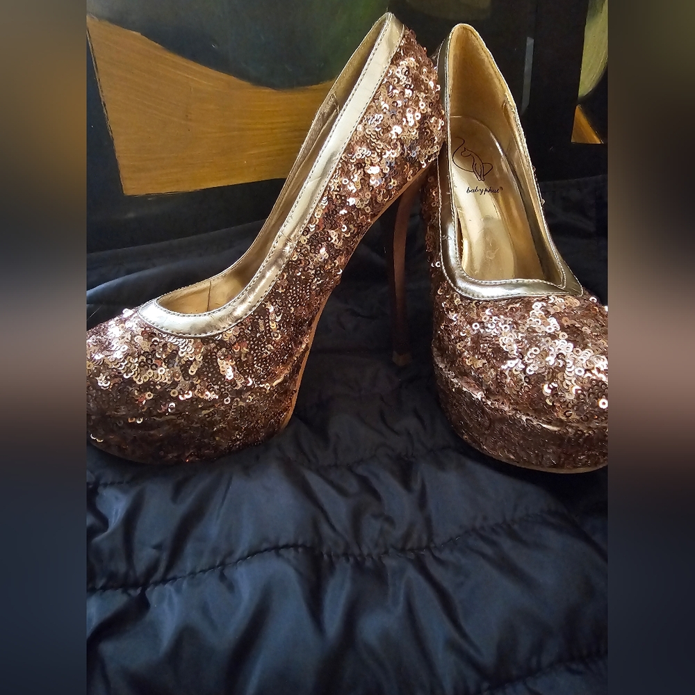 Baby Phat Heels Sequin
